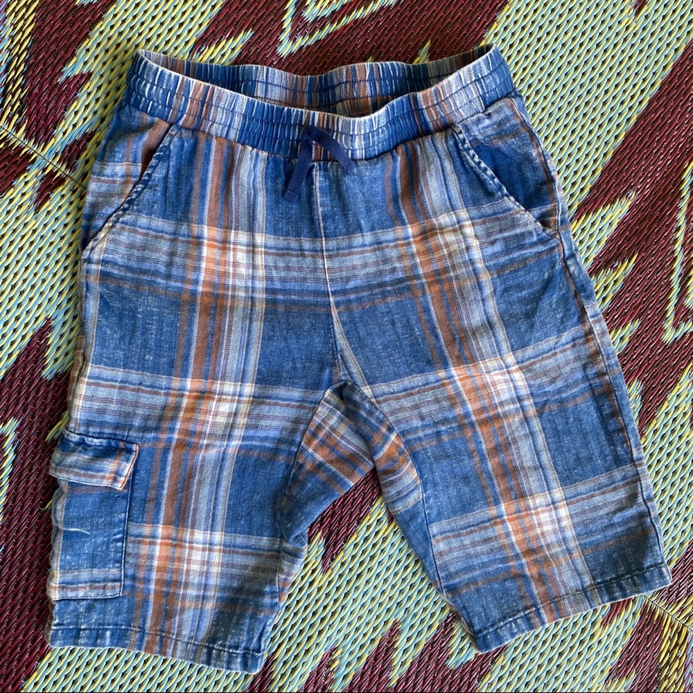 Boys lightweight clam digger saggy shorts